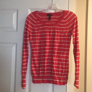 Red stripe sweater